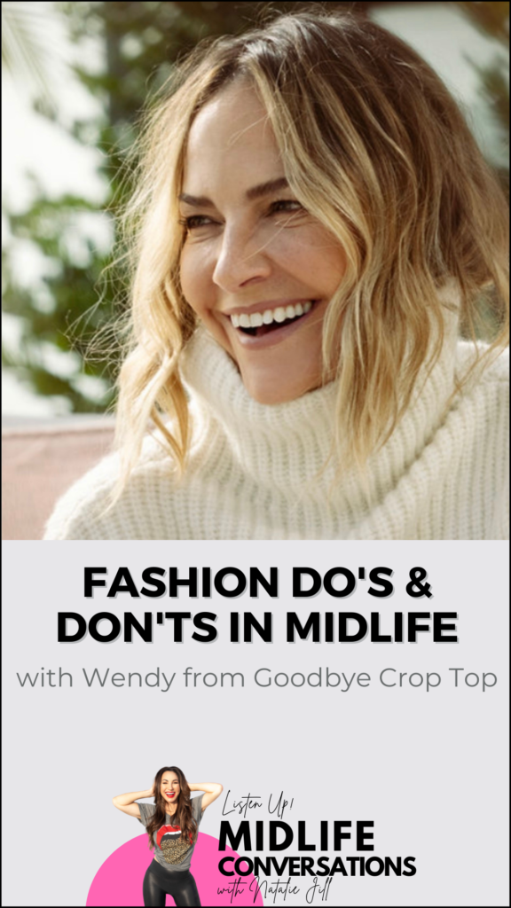 Fashion Do’s And Don’ts In Midlife With Wendy From Goodbye Crop Top Pin