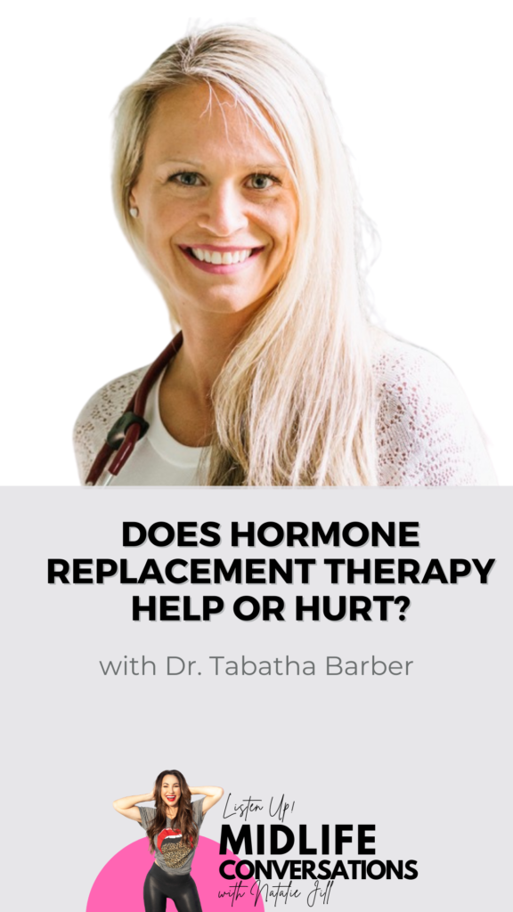 The Gutsy Gynecologist- Does Hormone Replacement Therapy Help Or Hurt? With Dr. Tabatha Barber Pin