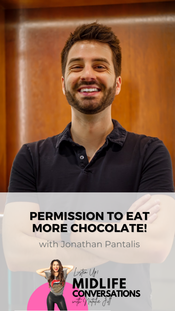 Permission to Eat More Chocolate with Jonathon Patalis Founder of Living Ratio pin
