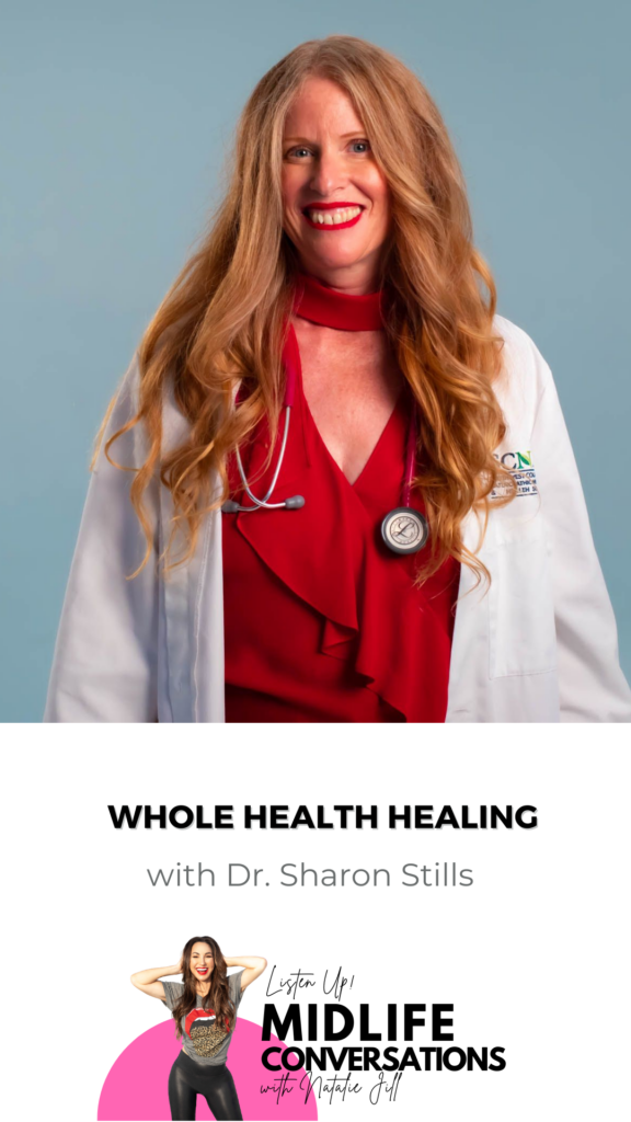 Whole Health Healing and the Power of Hormonal Balance with Dr. Sharon Stills pin