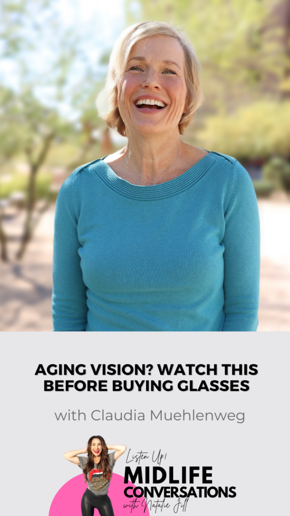 Aging Vision? Watch This Before Buying Glasses with Dr. Claudia Muehenweg pin