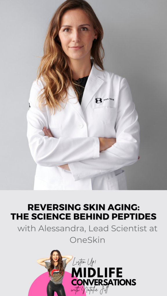 Reversing Skin Aging: The Science Behind Peptides with Alessandra, Lead Scientist at OneSkin pin